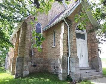 St. James Middleton Church at the intersection of Huron County Road 13 and Tipperary Line, near Bayfield (photo by Bob Montgomery)