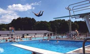 Thames Park Pool. Photo courtesy of City of London via london.ca/aquatics.