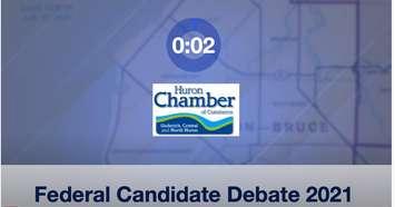 The Huron Chamber of Commerce hosted an all-candidates meeting for Huron-Bruce candidates in the 2021 Federal Election. (image via YouTube)