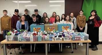 Wallaceburg District Secondary School Leadership class (Image courtesy of Lambton Kent District School Board)
