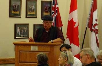 Michael Schmidt at West Grey council Sept. 21st, 2015.
Photo by Kirk Scott