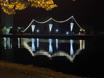 Owen Sound light displace honouring the ship, the Manitoba. Photo from the City of Owen Sound
