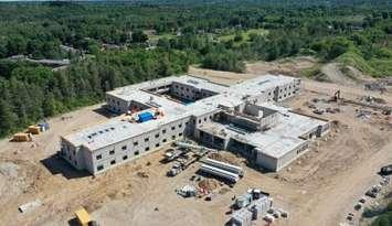 Redevelopment of Rockwood Terrace progress Summer 2025. Photo from Grey County