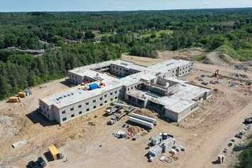 Redevelopment of Rockwood Terrace progress Summer 2025. Photo from Grey County