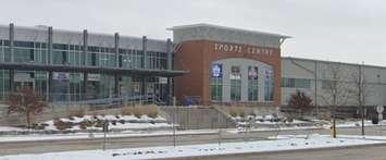 Western Fair District Sports Centre. Photo from Google Maps Street View.