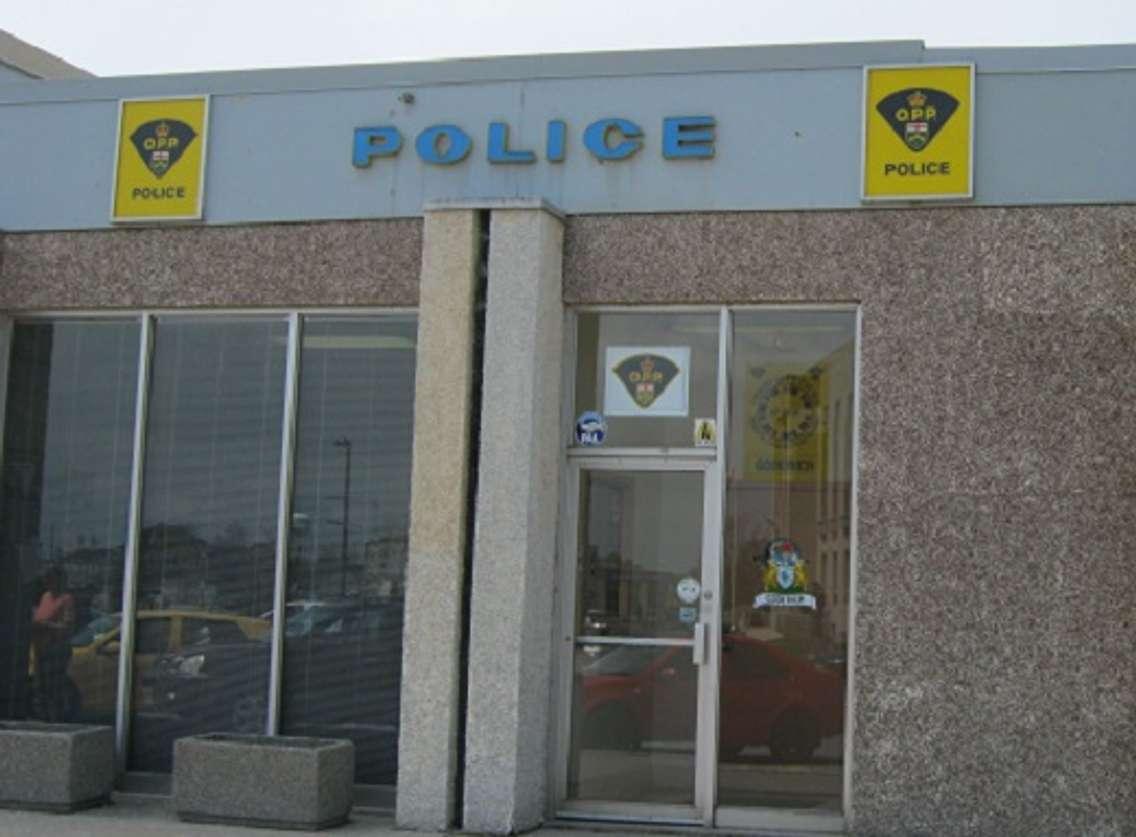 Huron OPP office in Goderich. (Blackburn News file photo.)