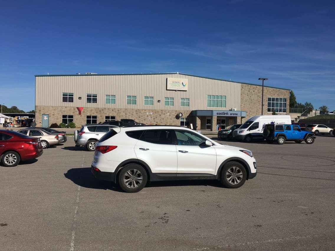 A look at the Clinton Arena, or the Central Huron Community Complex. (Photo by Ryan Drury)