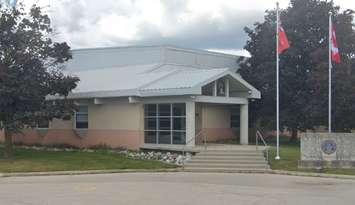 Bruce-Grey Catholic District School Board at 799 16th Ave in Hanover. Photo from Google Maps Street View.