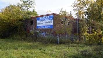 Former Holmes Foundry site near Front Street in Sarnia. October 24, 2019. (BlackburnNews.com photo by Colin Gowdy)