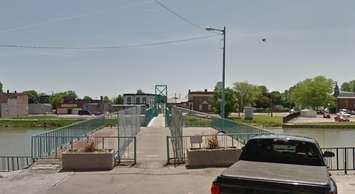 The LO Stonehouse Walking Bridge in Wallaceburg  (Via Google Maps)