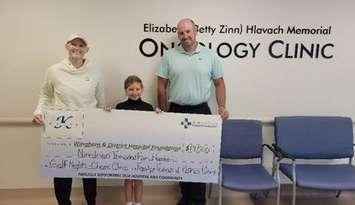 Katrina Klemp, her family, and friends partnered with the Listowel Golf Course to raise money for The Wingham & District Hospital Foundation Oncoloogy Clinic. Photo from The Wingham & District Hospital Foundation.  