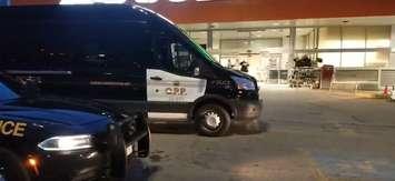 Police investigate a sudden death after an incident at a Zehrs store in Fergus, May 31, 2019. (Photo courtesy of the OPP via Twitter)