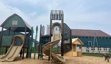 The new playground, located next to the Heritage Barn at the Wellington County Museum and Archives. (Photo courtesy of the Wellington County Museum and Archives)