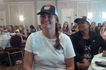 Jamie McMillan, Journeyman founder, promoting skilled trades for young women.
Photo by Bob Montgomery