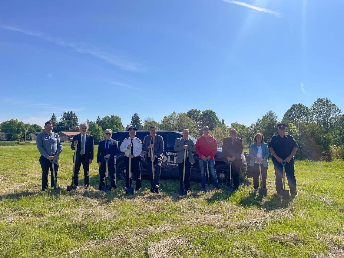 Construction begins on new West Grey Police Station. Photo from West Grey