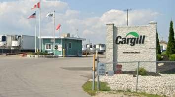 Photo of the entrance at Cargill Dunlop in Guelph from Google Street View. 