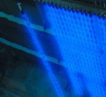 Cobalt-60 rods being removed from a Bruce Power nuclear reactor site. (Photo courtesy of Bruce Power).