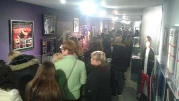 Bieber fans pack the Stratford-Perth Museum for the first look at the "Steps To Stardom" exhibit
