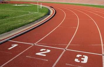 Athletics track. © Can Stock Photo Inc. / fouroaks
