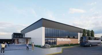 A rendering of the Aquatic and Wellness Centre. (Photo courtesy of Saugeen Shores Council)