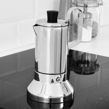METALLISK espresso maker for cooktop 0.4L with stainless steel safety valve, date stamps between 2040 and 2204 (CNW Group/IKEA Canada)
