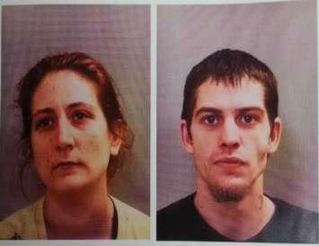 Hanover Police have issued a warrant for Samantha Hillyer, 28 (left) and Joseph Pollard, 29 (right). Photos courtesy of Hanover Police Service.