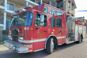 A Kincardine Fire and Emergency Services engine. (Photo by Eric Thompson)