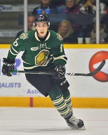 Alex Formenton of the London Knights. (Photo courtesy of Terry Wilson via OHL Images)