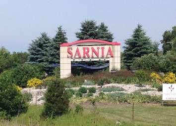 City of Sarnia Sign. Blackburn News file photo.
