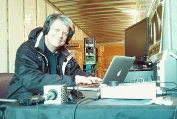 CKNX AM920 Morning Host Buzz Reynolds will broadcast , live in and sleep in a tractor trailer until it is full of food donations for Huron County Food Banks.