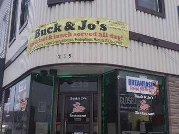 Buck and Joe's Restaurant on Josephine Street in Wingham (Photo by Adam Bell)