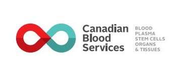 The Canadian Blood Services logo 2019 (Provided by Canadian Blood Services)