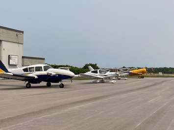 Planes at the Goderich Airport (Photo by Bob Montgomery)