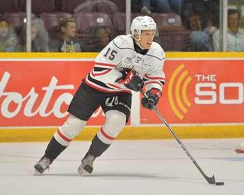 Matthew Struthers of the Owen Sound Attack. Photo by Terry Wilson / OHL Images.