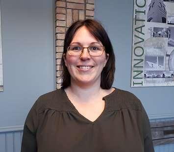 Dr. Erica Clark - Co-Chair, Perth-Huron United Way Social Research and Planning Council (photo by Bob Montgomery) 