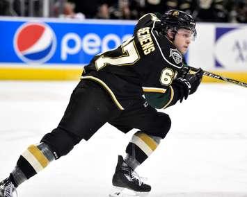 Mitchell Stephens of the London Knights. (Photo courtesy of Aaron Bell via OHL Images)