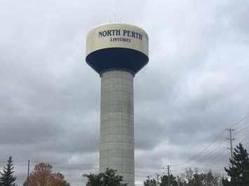 The North Perth water tower in Listowel. (Photo by Ryan Drury)
