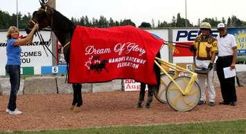 2014 Dream of Glory champion Warrawee Promesse. Photo courtesy of Hanover Raceway.
