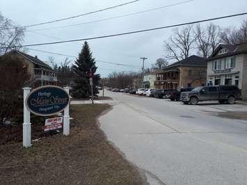 Bayfield will get an electric vehicle charging station at the library on main street. (Photo by Bob Montgomery)