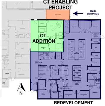 The site map for the Kincardine Hospital project (Photo submitted)