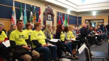 People pack Grey County Council to hear discussion on long term care homes. (Photo by Kirk Scott)