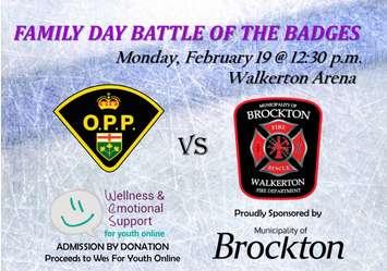 The Battle of the Badges game will raise money for Wes For Youth Online. (Photo provided by James Lang)