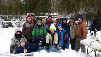 The 2nd Guelph Scout Troop at the Owen Sound Winter Scout Camp (photo-Kirk Scott)