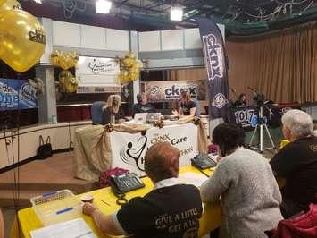 The 2019 Health Care Heroes Radiothon at CKNX. (Photo by Steve Sabourin)