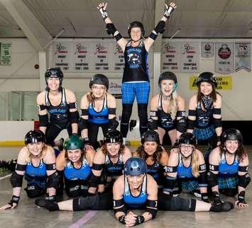 Grey Bruce Roller Derby are one of eight teams competing in this weekend's Hoe Down Throw Down at the Davidson Centre. (Photo courtesy of Grey Bruce Roller Derby)