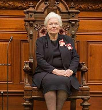 The Honourable Elizabeth Dowdeswell, Ontario's Lieutenant Governor. (Photo courtesy of Wikipedia)