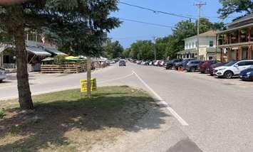 A section of Bayfield where the Lions Club is thinking of building projects to commemorate the history of the town. (Photo by Bob Montgomery)