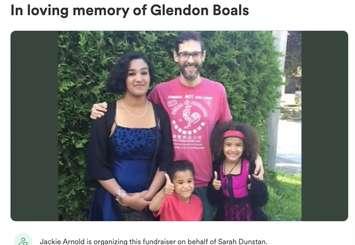 Photo of Glendon Boals with his family courtesy of Go Fund Me. 