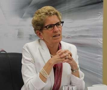 Premier Kathleen Wynne.
(BlackburnNews.com photo)