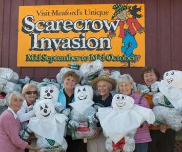 Meaford Scarecrow Invasion and Family Festival executive
members (left to right) Helen Solmes, Cathy Walsh, Marilyn Morris,
Ruthann Noble, Audrey Dobie, and Candy Yeandle (photo submitted)
